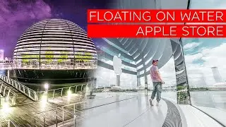 FLOATING??!! Apple Store Marina Bay Sands Tour