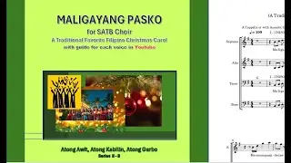 Maligayang Pasko - Sheet Music SATB Filipino Traditional Christmas Carol