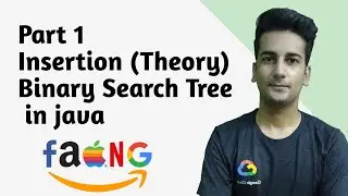 Part 1 | Insertion (Theory) | Binary Search Tree in Java
