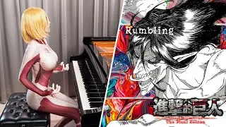 Attack on Titan OP7「The Rumbling」Full Ver. Piano Cover | The Final Season Part 2 OP | Ru's Piano