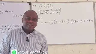 Matrix Multiplication for Students | SSCE, UTME & University Level