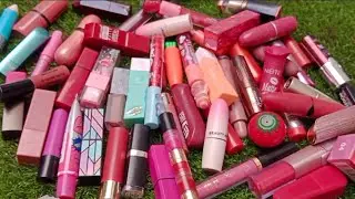 PINK GLITTER PINK PEACH ORANGE MATTE LIPSTICKS 