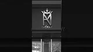 Aman name logo design🔥Comment your name for next? #shorts #youtubeshorts #logo #trending