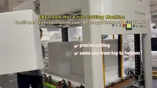 1000mm Thick EPE Foam Block Hot Cutting Machine