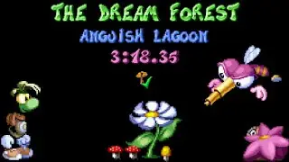Rayman Redemption - Anguish Lagoon (Dream Forest) Any% Speedrun