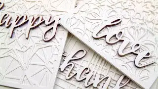 Lydia's Crafty Corner- Rainbow Stacked Die Cut Sentiments