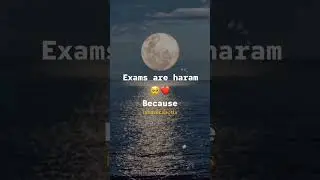 Exams are Haram#shorts #shortfeed #asmr #muslim #islam #islamic #status #viral #video #youtubeshorts