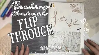 2020, 2021 Reading journal flip through // 2023 // Liene Reads