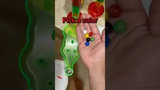Pick a color! Incredible Marble Race!