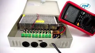 Alimentation CCTV PNI STC15A en coffret m&eacute;tal 12V 15A et 9 sorties FR