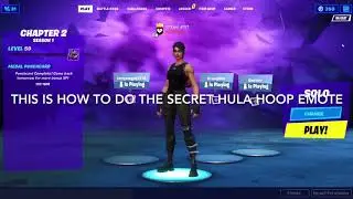 New secret Fortnite Hula hoop emote !