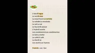 Los productos alimenticios b&aacute;sicos#franc&eacute;sonline#clasesvirales#praticartodoslosdi&aacute;s#repetirenvozalta