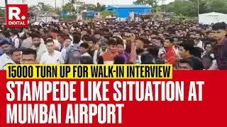 Chaos At Mumbai's Kalina Airport As Thousands Turn Up For Walk-In  Job Interview