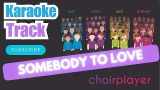 Somebody to Love - Queen arr by Roger Emerson   Accompaniment  - Backing Karaoke Lyric Track