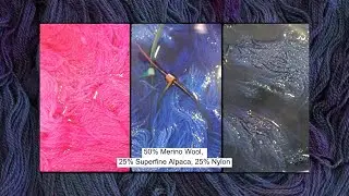 Dyepot Weekly #465 - Layering Colors on Imagination Yarn (Merino/Alpaca/Nylon Blend)