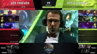 100 vs OPT (LCS NA 2018 Неделя 1)