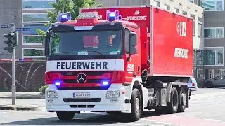 [WLF im Einsatz] Feuerwehr AACHEN - Einsatzfahrten von Feuerwehr & Rettungsdienst an der FW1 Aachen