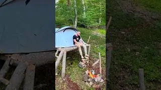 Full video uploaded #bushcraft #mrbrex #satisfying #camping #creative #outdoors #outfit