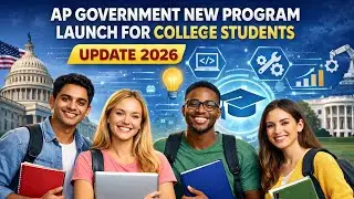 AP GOVERNMENT NEW PROGRAM LAUNCH FOR COLLEGE STUDENTS UPDATE 2026| AP SKILL DEVELOPMENT COURSES 2026