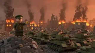 LEGO WW2 Battle of Kursk 1943 | EPIC Tank Battle Animation | Tiger I vs T-34 | Greatest Tank Battle