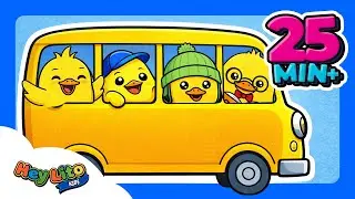 Five Little Ducks & More Nursery Rhymes | 25 Min Compilation | Hey Lito Kids