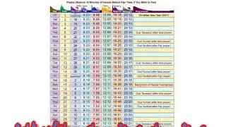 Fiqa Jafria Prayer Calendar January 21 of UK England || UK Namaz schedule of Ahle  Tashia|| Jan 21