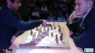 A grandmaster draw! | Vidit vs Karjakin | Tata Steel Chess India 2018
