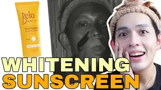 WHITENING SUNSCREEN?! BELO WHITENING SUNSCREEN REVIEW | SIR LAWRENCE