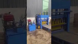 #QT4-30 small manual operate diesel hydraulic 6 inch hollow blocks making  machine for #construction