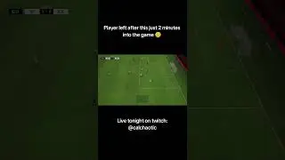 they left after 2 minutes #ufl #football #gaming #gameplay #freetoplay #xbox #smallstreamer #twitch