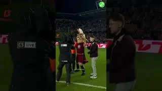 This Sparta Prague fan won 1 million Korun for scoring in a small goal during a half-time!