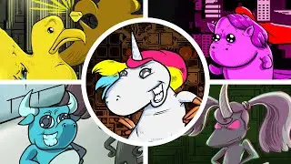 Unichrome: A 1 bit Unicorn Adventure - All Bosses + Ending [No Damage]