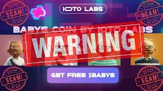 IOTO LABS | SCAM N&Atilde;O CLIQUE NO AIRDROP BABY #iotolabs #iotolabsscam #iotolabsnft #criptoscam #alert