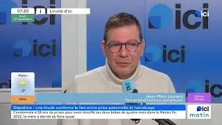 Jean Marc Laurent Papa dépakine témoigne au micro d' ICI Gironde