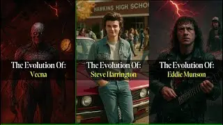 Evolution of Vecna, Steve Harrington & Eddie Munson 🔥 | Stranger Things Character Timeline Explained