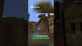 Cat&oacute;lico vs Evang&eacute;lico  Minha Raz&atilde;o Revelada P2 #minecraft #minecraftshorts #mcpe #pkb