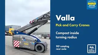 Valla Pick and Carry Cranes with  90 degree Rotating Rear Axle