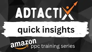 AdTactix Quick Insights - Amazon PPC Performance by Match Type - Monitor High Level PPC Performance
