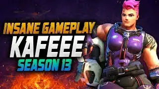 KAFEEE World rank #1 Zarya - Dominating Season 13 [ OVERWATCH TOP 500 ]