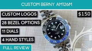 Custom Berny Dive watch   Full review