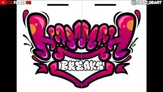 Graffiti Digital Art Adobe illustrator cc Mirror technique