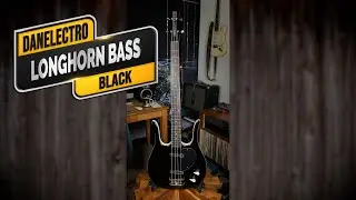Danelectro NEW Longhorn Bass in Black - VGW
