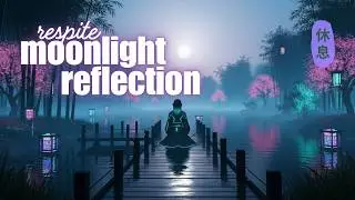 RESPITE: Moonlight Reflection ⛩️ Full Album Mix | Deep Chill Meditative Zen Lofi 🎧 Cyber-Oriental 🏮