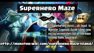 Monster Legends Superhero Maze Island-Review/info