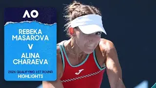 Rebeka Masarova v Alina Charaeva Highlights | Australian Open 2026 Qualifying First Round