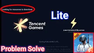 Loocking for resources to download || Pubg Mobile Lite Problem Solve