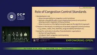 The case for Standardization of RoCE Congestion Control