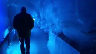 Walk through #glaciercave #mttitlis in Engelberg,  Switzerland