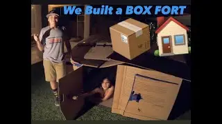 Box Fort: We Built a Box Fort