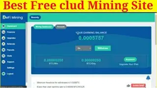 Best Free Cloud Mining Websites || Free Bitcoin Mining Website 2021 || Zero investment sites